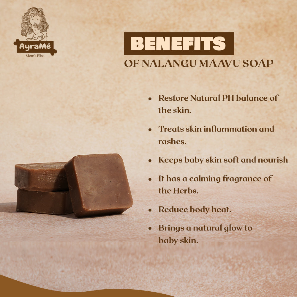 Nalangu Maavu Traditional Soap - 80gms