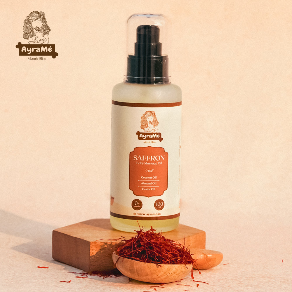 Saffron Baby Massage Oil-100ml