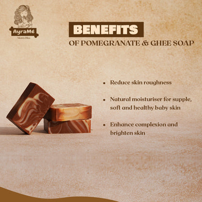 Pomegranate & Ghee Baby Soap -100gms