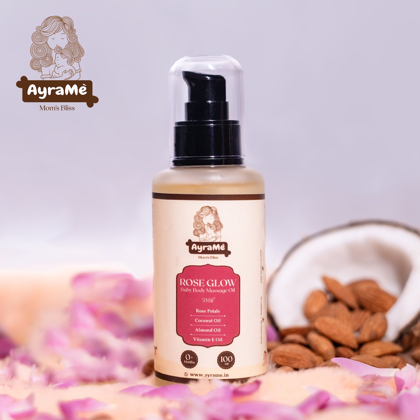 Rose Glow Baby Massage Oil - 100ml